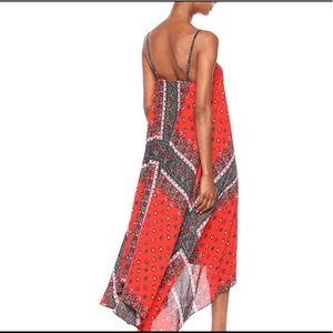 Nanette Lepore red print Hanky maxi dress | 10